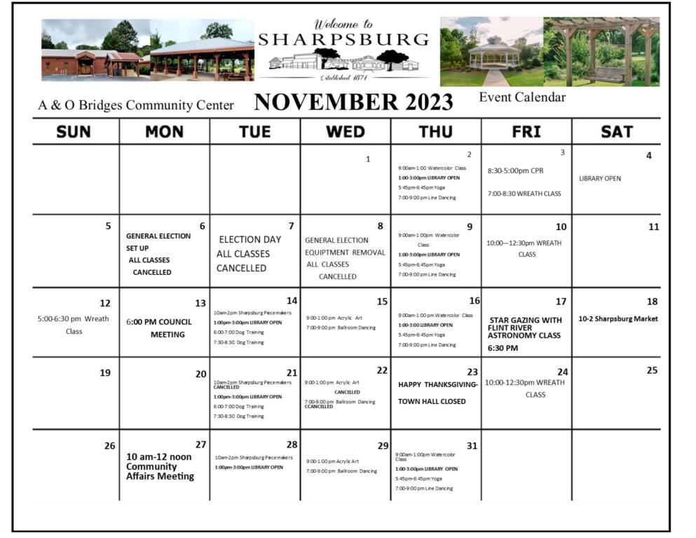 Sharpsburg, GA Community Center